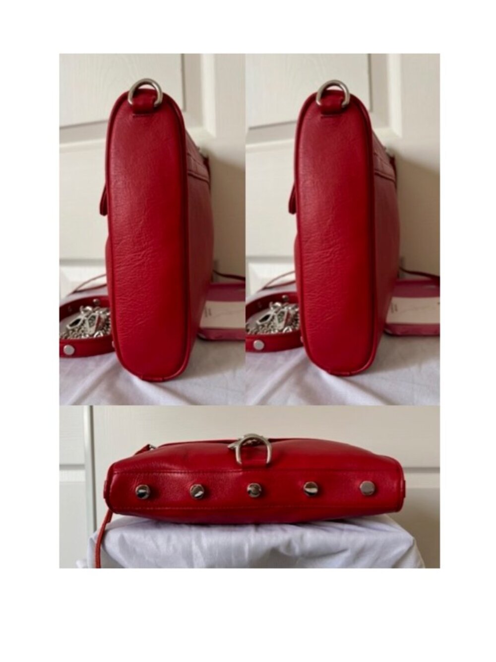 Rebecca Minkoff M.A.C. Crossbody Bag Large Red - Picture 4 of 14